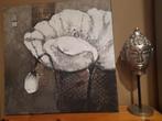 schilderij lotusbloem en boeddha, Antiek en Kunst, Ophalen