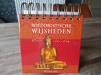 Spiraalboek Boeddhistische wijsheden voor elke dag, Livres, Poèmes & Poésie, Comme neuf, Enlèvement ou Envoi