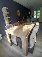 Table et chaises salle à manger, Huis en Inrichting, Tafels | Eettafels, Ophalen, 50 tot 100 cm, Zo goed als nieuw, Vijf personen of meer