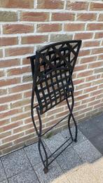 Metalen tuinstoelen, Tuin en Terras, Tuinstoelen, Ophalen, Gebruikt, Metaal, Inklapbaar