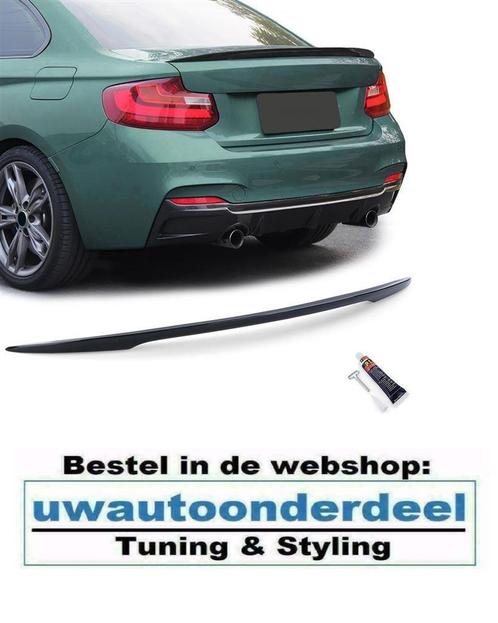 Bmw 2 Serie F22 F23 Sport Spoiler Achterklep Glans Zwart, Autos : Pièces & Accessoires, Autres pièces automobiles, BMW, Neuf, Enlèvement ou Envoi