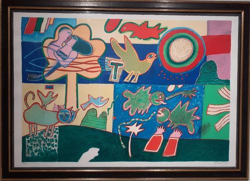"Le bel été' - Guillaume Corneille, Antiek en Kunst, Kunst | Litho's en Zeefdrukken, Ophalen