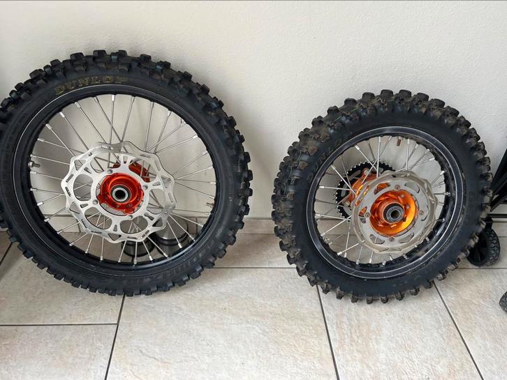 Ktm 85 husqvarna gas gas haan wielen set 17/14 inch (klein), Motoren, Onderdelen | Merk-onafhankelijk, Gebruikt, Ophalen of Verzenden