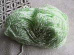 wol groen wit 50 gr, Hobby en Vrije tijd, Breien en Haken, Ophalen of Verzenden, Nieuw, Breien of Haken, Wol of Garen