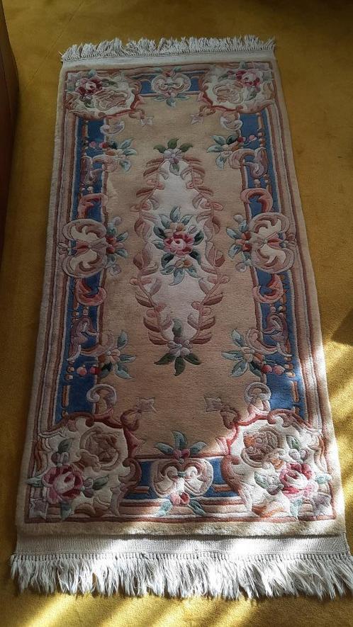 chinese tapijten roze-geel rechthoek en één ovaal, Antiek en Kunst, Antiek | Verlichting, Ophalen