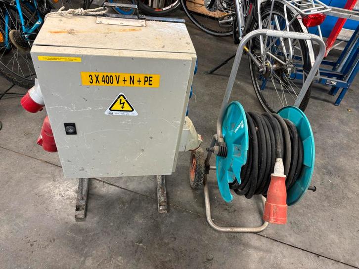 Werfkast en voedingskabel 5G 6mm2 25 meter, Bricolage & Construction, Électricité & Câbles, Utilisé, Interrupteur, Interrupteur