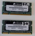 2 GB DDR2 800 PC2-6400 CL5-laptopgeheugen, Ophalen of Verzenden, Zo goed als nieuw, DDR2, Laptop