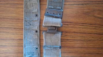 Militaria Leger gordel in canvas M53 uit Nederland beschikbaar voor biedingen