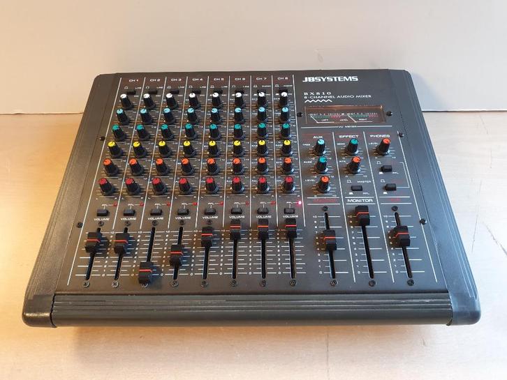 JB Systems BX810 8-Channel Audio Mixer, Muziek en Instrumenten, Mengpanelen, Ophalen of Verzenden