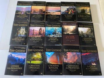 L’épée de Vérité Terry Goodkind série complète 15Tomes beschikbaar voor biedingen