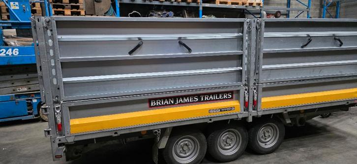 Brian james cargo tipper met sterke verhoging, Auto diversen, Aanhangers en Bagagewagens, Gebruikt, Ophalen