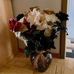 Vases + fleurs artificielle  les tous assemblé, Comme neuf, Enlèvement