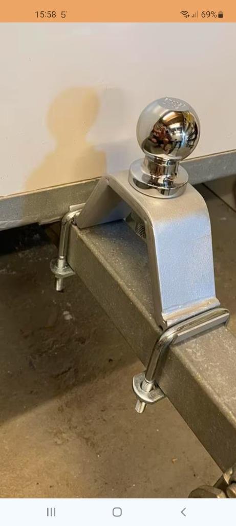 Disseladapter, disselsteun, fietsendrager op dissel, Caravans en Kamperen, Kampeeraccessoires, Zo goed als nieuw, Verzenden