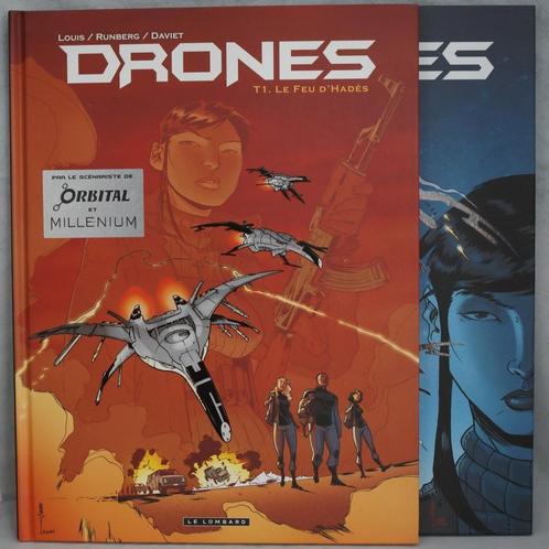 2 BD ''Drones'' Tomes 1&2 (série complète), Livres, BD, Utilisé, Série complète ou Série, Enlèvement