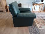 Lederen zetels 1- en 2-zit donkergroen merk Durlet, Ophalen, Leer