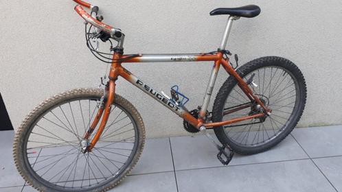 VTT ancien de marque Peugeot 26 pouces, Fietsen en Brommers, Fietsen | Mountainbikes en ATB, Gebruikt, Heren, Overige merken, Geen vering