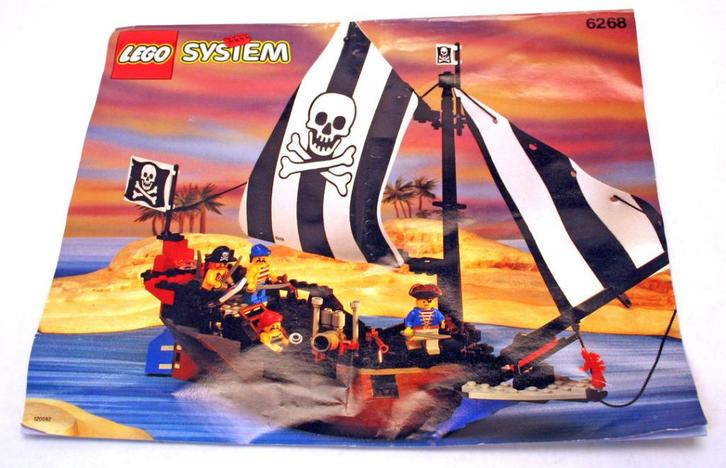 LEGO Piraten Pirates boot 6268 Renegade Runner, Kinderen en Baby's, Speelgoed | Duplo en Lego, Zo goed als nieuw, Lego, Complete set