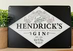 Metalen reclamebord Hendrick's Gin, Verzamelen, Nieuw, Reclamebord, Ophalen of Verzenden