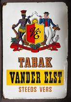 Emaille Reclamebord Tabak Vander Elst, Verzamelen, Ophalen of Verzenden, Zo goed als nieuw, Reclamebord