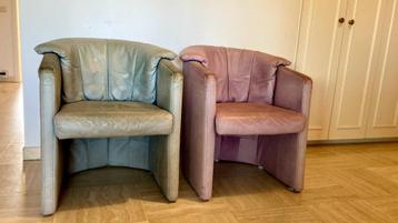 Rolf Benz Club fauteuil nr 390 set, 2 stuks beschikbaar voor biedingen