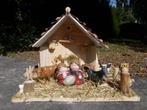 Crèche de Noël artisanale en bois neuve F14, Hobby & Loisirs créatifs, Enlèvement, Neuf