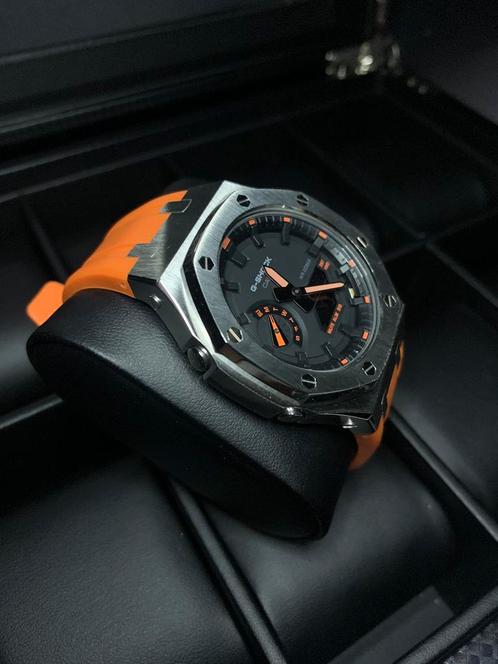GA2100-1A4ER Casioak AP Royal G-SHOCK Casio Gen 4 CUSTOM, Handtassen en Accessoires, Horloges | Heren, Nieuw, Polshorloge, Casio