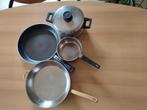 Kookpot & Pannenset, Inox, Plaque céramique, Enlèvement, Utilisé