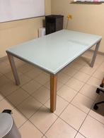 Tafel met glazen blad, Ophalen, Zo goed als nieuw