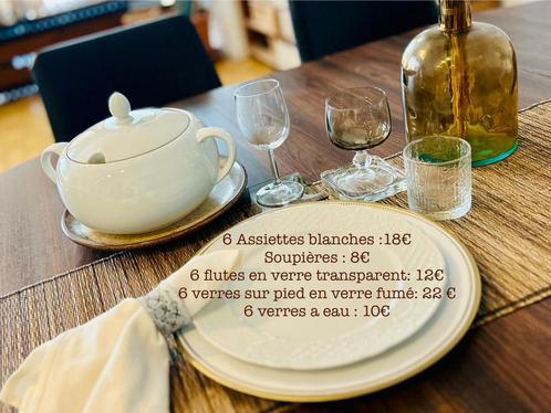 Ensemble Raffiné pour Sublimer vos Repas, Huis en Inrichting, Keuken | Servies, Glas, Ophalen