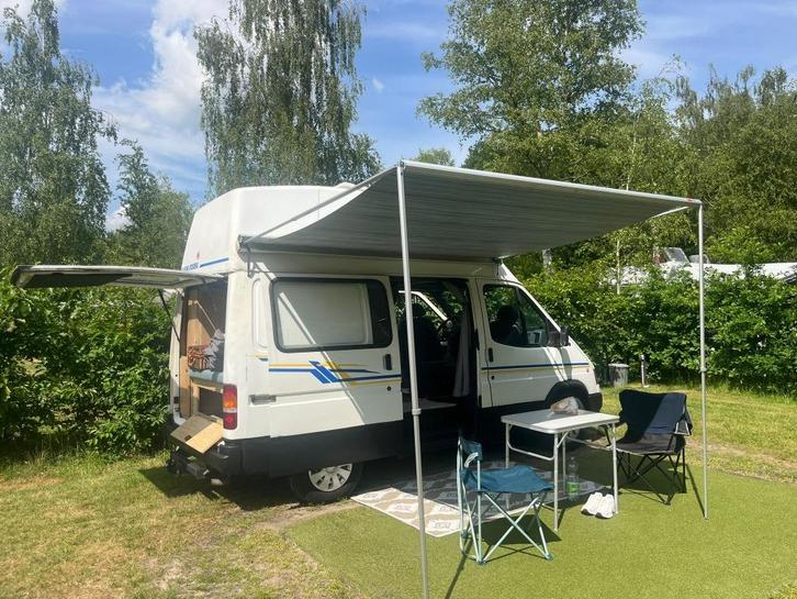 Camping-car Ford Transit 100S, Caravanes & Camping, Camping-cars, Particulier, jusqu'à 4, Modèle Bus ou Fourgon aménagé, Ford