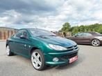 Peugoet 206 1.6i benzine/Cabrio /Airco, Lichtsensor, 4 zetels, 4 cilinders, Blauw