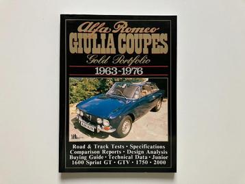 ALFA ROMEO Giulia Coupés (1963-76) road tests, Livres, Enlèvement ou Envoi, Comme neuf, Alfa Romeo