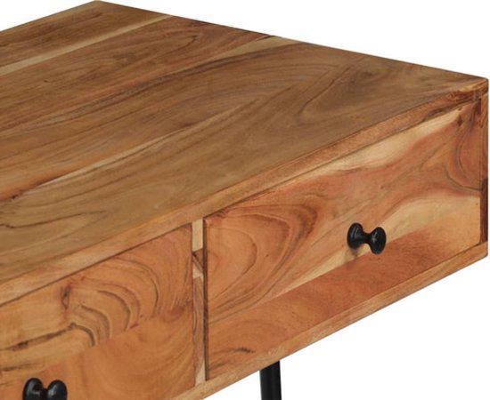 Wandbureau in massief acaciahout, Huis en Inrichting, Bureaus, Nieuw, Ophalen