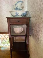 Antieke waskom met kastje en toiletpot, Antiek en Kunst, Antiek | Meubels | Kasten, Ophalen