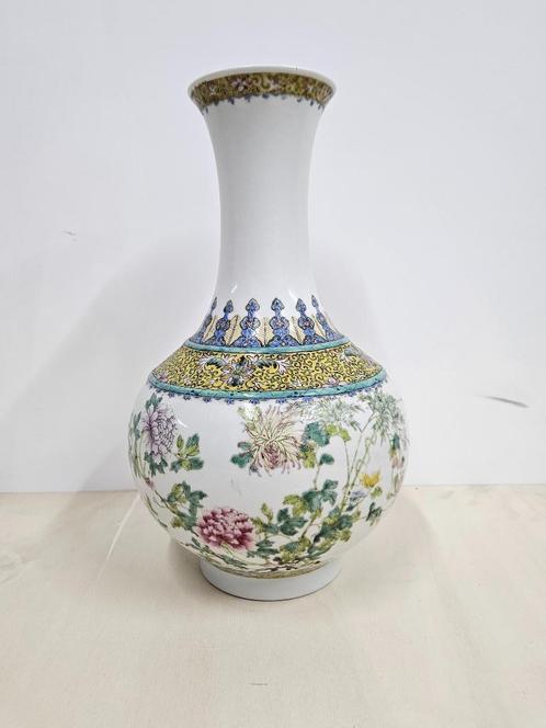 Republic Chinese Vase Family Rose, Antiek en Kunst, Antiek | Porselein, Ophalen of Verzenden