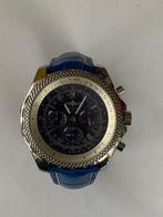 Leuk Breitling For Bentley uurwerk nep, Comme neuf, Cuir, Breitling, Acier