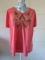 Roos zomerbloesje dames - Vogele - XXL - Blouse - shirt, Comme neuf, Charles Vogele, Rose, Taille 46/48 (XL) ou plus grande