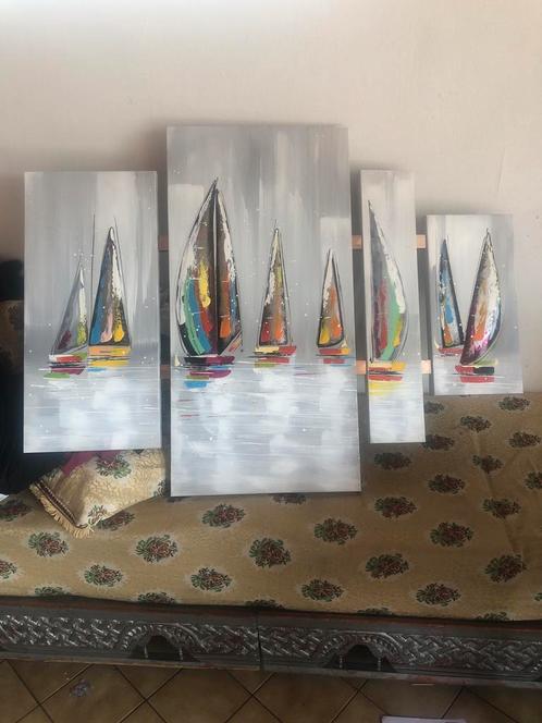 Uniek Handgemaakt Schilderij meeneemprijs €250! Voor 1juli, Antiek en Kunst, Kunst | Schilderijen | Modern, Ophalen of Verzenden
