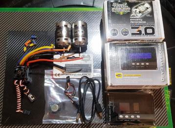 Lot van SpeedPassion Cirtix brushless ESC + 3 x motoren beschikbaar voor biedingen