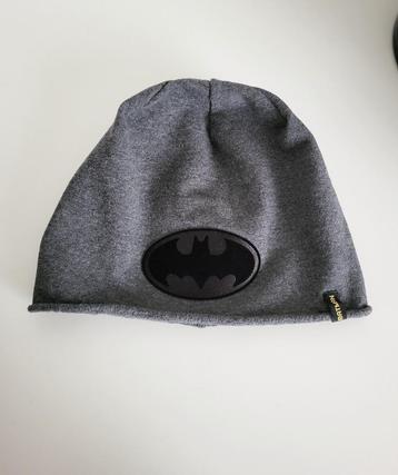 donkergrijze katoenen muts batman OVS 6-8 j stretch beanie, Zo goed als nieuw, Jongen, Muts, OVS