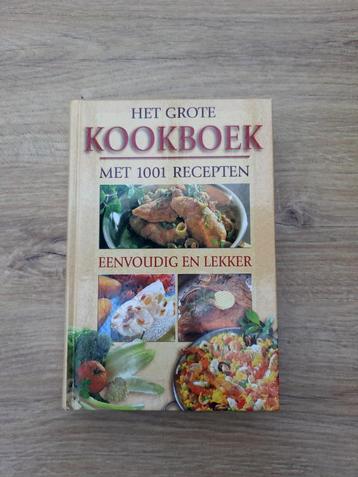 Kookboek 'Het grote kookboek' met 1001 recepten beschikbaar voor biedingen