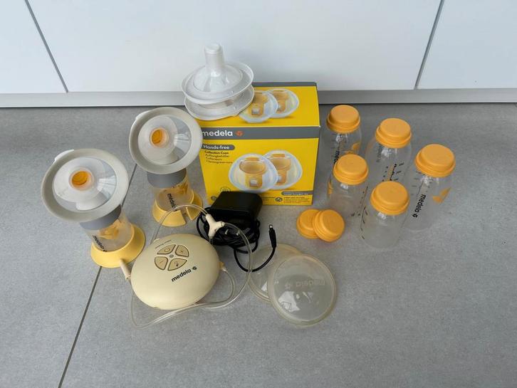 Medela Swing maxi flex dubbele borstkolf + toebehoren, Kinderen en Baby's, Babyvoeding en Toebehoren, Borstkolf, Ophalen of Verzenden