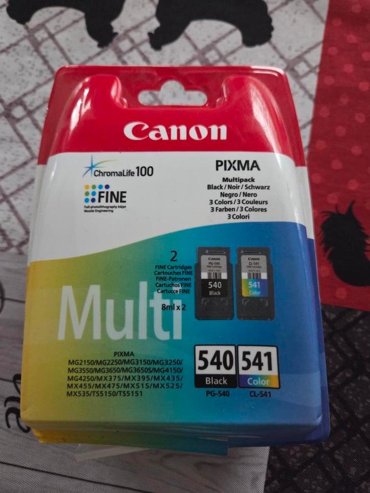MULTI PACK Canon PG-540/CL-541, Computers en Software, Printerbenodigdheden, Nieuw, Cartridge, Ophalen of Verzenden
