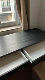 Ikea bureau Micke brun noir 142 * 50 comme neuf, Ophalen, Bureau