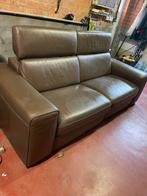 Leder zetel, Huis en Inrichting, Ophalen