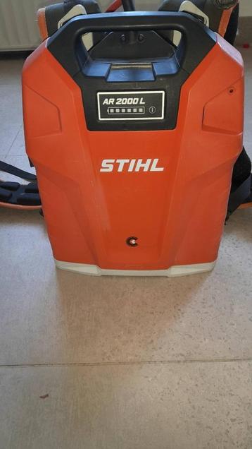 Stihl rug accu  beschikbaar voor biedingen