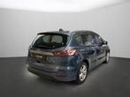 Ford S-Max Hybride Automaat Titanium - Carplay - 7 Zit, Auto's, Ford, 4 cilinders, Blauw, 7 zetels, Bedrijf