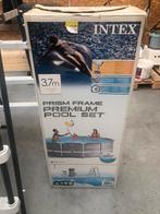 Intex 3,6 m diameter, 1 m hoog + filter, skimmer, verwarming, Tuin en Terras, Ophalen, 80 tot 120 cm, Rond, 300 cm of meer