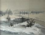 Groot schilderij van Wan Soon Kam (Singapore, 1943), Ophalen of Verzenden