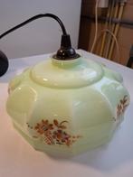 Vintage lamp - plafondlamp, Huis en Inrichting, Lampen | Plafondlampen, Ophalen, Gebruikt, Glas, Vintage